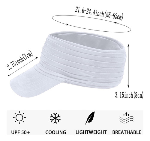 Sombreros Elásticos Con Protección Uv Con Visera Deportiva P