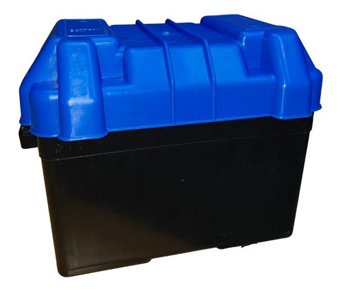 Imagen 3 de 6 de Cajon Porta Batería Reforzado Azul