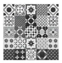 Comprar Plancha Vinilo Lamina Azulejo Mosaico Piso Adhesivo 2x0.70m Color 04 Old Black