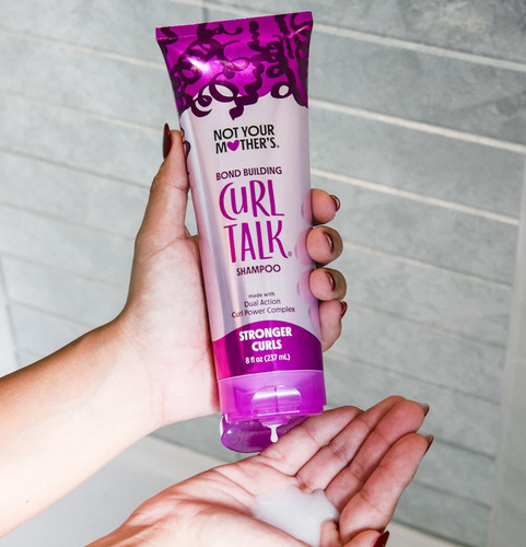 Paquete Shampoo Y Acondiconador Not Your Mothers Curl Talk