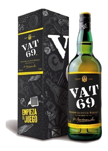 Whisky Escoces Vat 69 1 Litro!