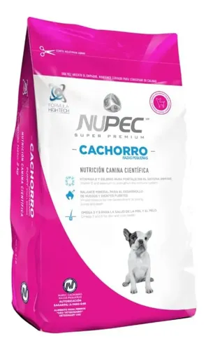 Nupec para perro cachorro de raza pequeña sabor mix en bolsa de 2...