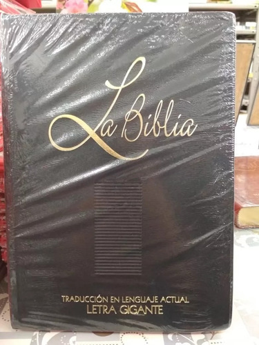 Biblia Grande Letra Gigante Tla Vinil Negro