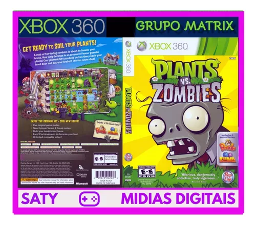 Jogo Plants vs. Zombies + Peggle + Zuma - Xbox 360