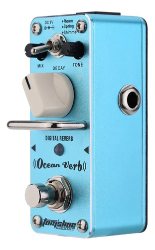 Pedal Tom S Line Aroma Aov-3 Oceanverb Efeito Cor Azul