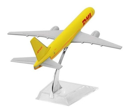Imagem 3 de 4 de Miniatura Boeing 757-200 Dhl - 16 Cm