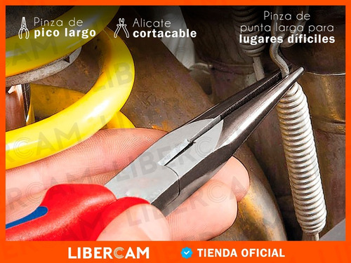 Imagen 8 de 10 de Kit Set X3 De Pinza Universal Y Alicate Reforzadas Aislada