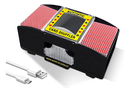 Casino Automatic Card Shuffler Usb/battery Operated For