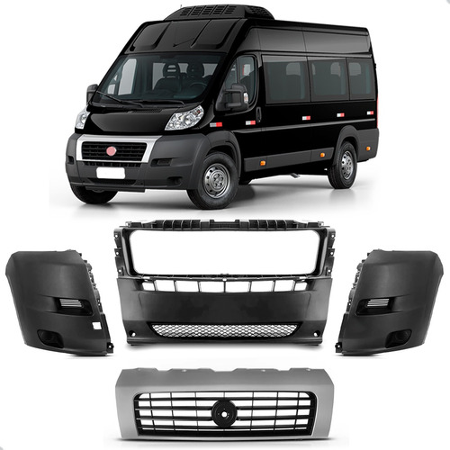 Kit Frente Para Fiat Ducato 2018 A 2023 Grades E Parachoque