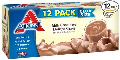 Atkins Listo Para Beber Shake, Delight Chocolate Con Leche (