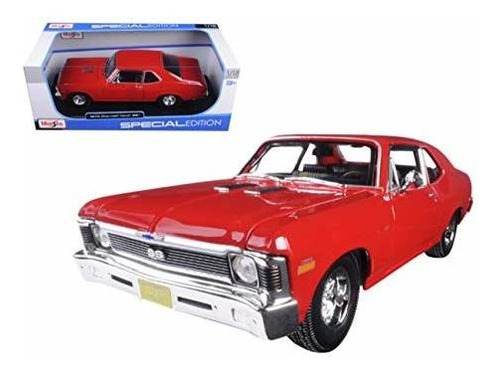 Chevrolet 1970 Nova Ss Coupe Red 1-18 De Maisto 31132.