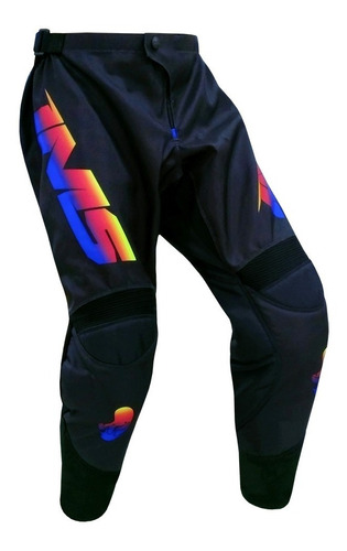 Calça Ims Daytona Preta/color Cross Trilha Lançamento