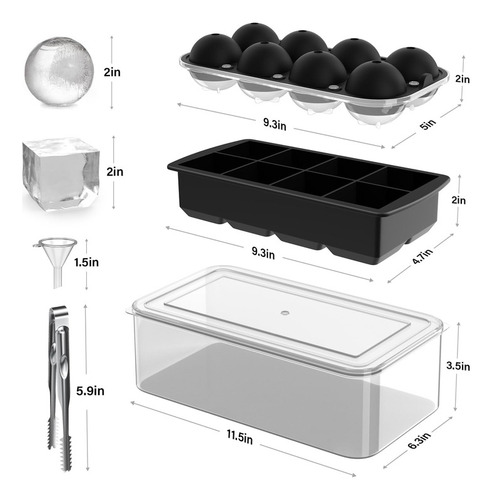 Bandeja Grande Para Cubitos De Hielo Para Whisky: Máquina P