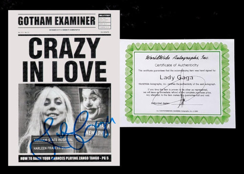 Lady Gaga Harley Quinn Joker 2 Folie A Deux Firma Foto 5x7