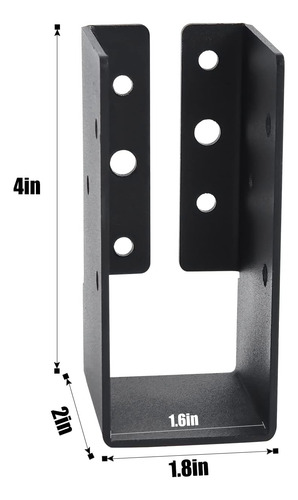 Soportes Ocultos Vigas, 24 Piezas De Flange Oculto Exte...
