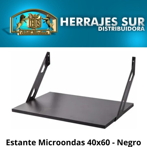 Imagen 2 de 8 de Estante Repisa Microondas Impresora Melamina 40x60