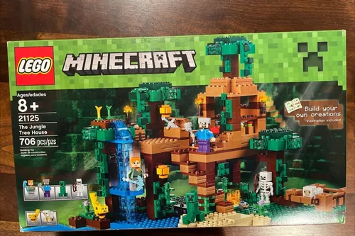 LEGO Minecraft A Casa de Árvore Moderna - 909 Peças