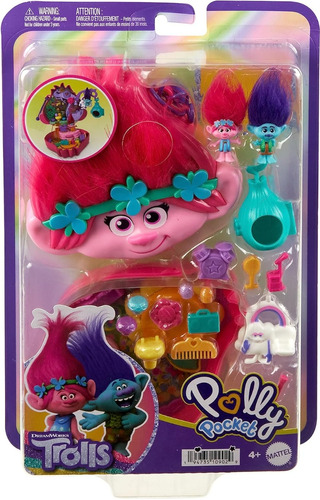 Polly Pocket Compacto Trolls Hkv39