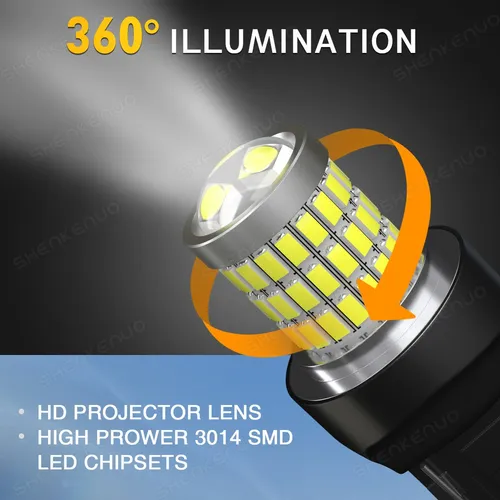 1 Par Focos Led T20 7443 7440 Wy21w W21w Canbus