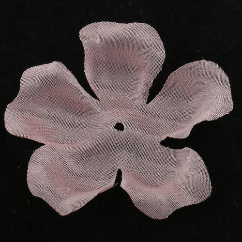 2 X 50pcs 5 Colors Decorative Chiffon Flowers Petals For