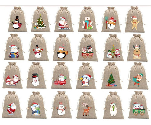 Anúncio De Natal De Lembrança De Presente De Doces Com 24