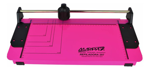 Refiladora De Papel Manual Rosa A4 Para 04 Folhas Marpax