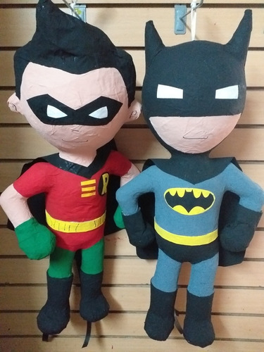 Piñatas Superhéroes Flash Batman Mujer Maravilla Iron Man Bl