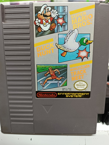 Super Mario Bros, Duck Huntvy Track Meet Para Nes Físico Ori