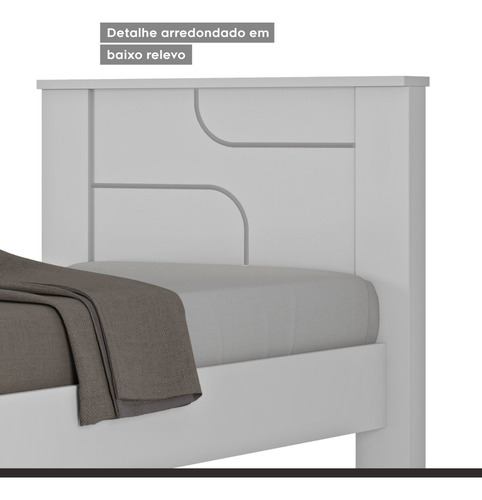 Cama Solteiro Pérola Conquista Móveis