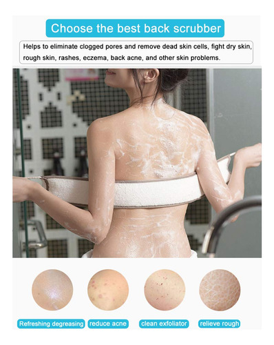 Iyooh - Espátula De Lufa Para Ducha Para Mujeres/hombres, Li