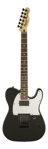 Guitarra eléctrica Squier by Fender Artist Jim Root Telecaster de caoba flat black mate/satin con diapasón de palo de rosa