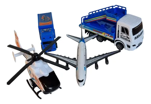 Set Aeropuerto Avion Auto Camion Helicoptero