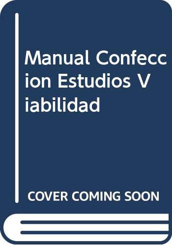 Libro Manual Para La Confección De Estudios De Viabilidad De