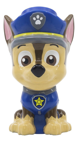 Botella Chase Forma 3d Paw Patrol 335 Ml Mini Niño 15x7,6