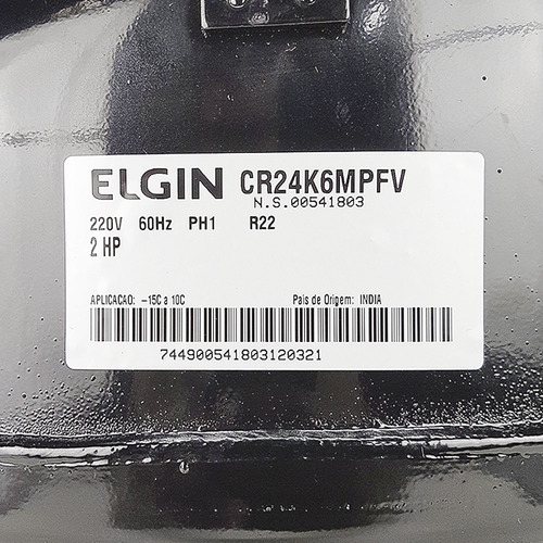 Compressor Emerson Copeland 2,0hp Cr24k6m-pfv-141 220 1f R22