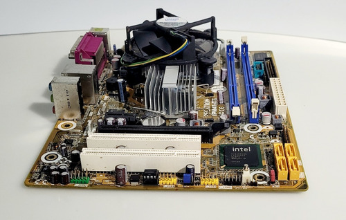 Imagem 3 de 7 de Placa Mãe Ddr3 775 Pcware Pegatron Ipm41-d3 C/ Pentium E5700