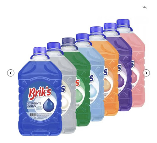 Pack De 4 Detergentes Briks 5 Litros - Variedades