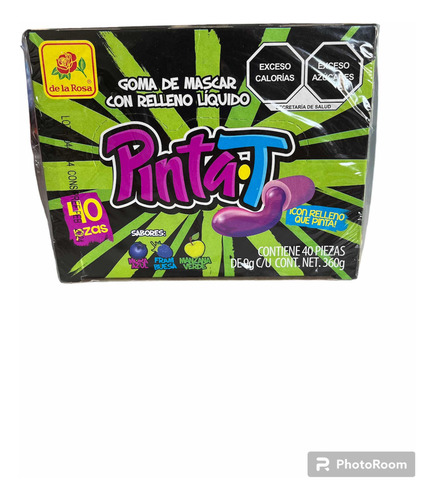 Goma De Mascar Con Relleno Líquido Pintat 40pz