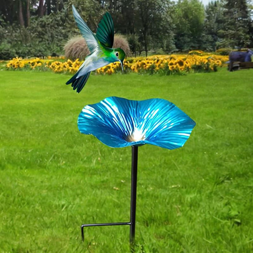 Baño De Aves Para Al Aire Libre Decoración De Azul
