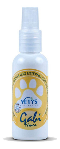 Deo Colônia Para Gato E Para Cachorro Vetys Do Brasil 120 Ml Fragrância Gaby