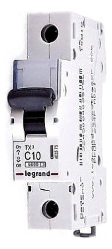 Interruptor Automatico 10a Monofasico Legrand-mimbral Color Blanco