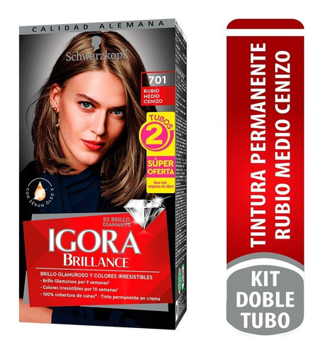 Tinte Cabello Igora Brillance - mL a $299