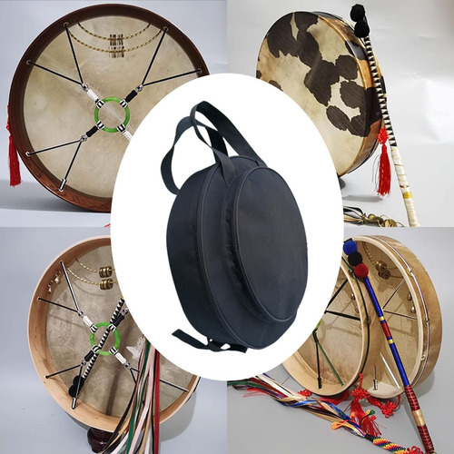 Bolsa Redonda Para Gongo, Bolsa De Transporte Para Pandeiro,