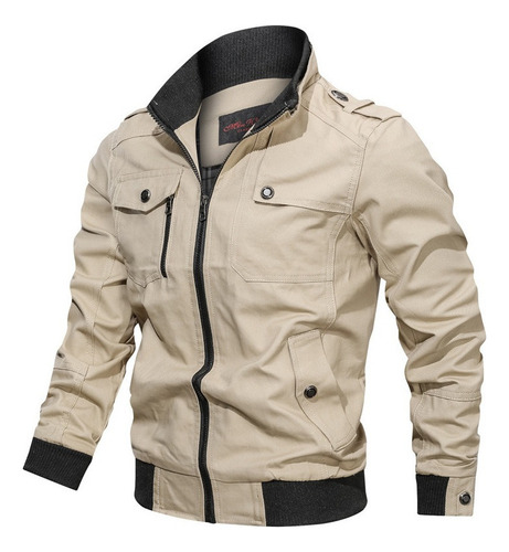 Casaco Trench Casual Aviador Tático [es]