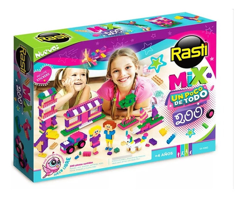 Rasti 200 Piezas Mix Nenas Un Poco De Todo Bloques 1082