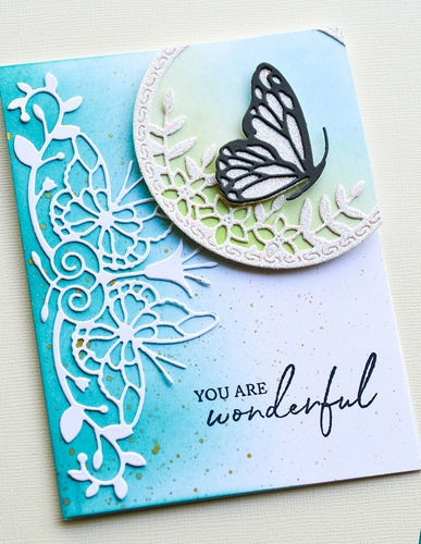 Imagem 2 de 2 de Memory Box Sofia Butterfly Border Craft Die (facas)p/bigshot