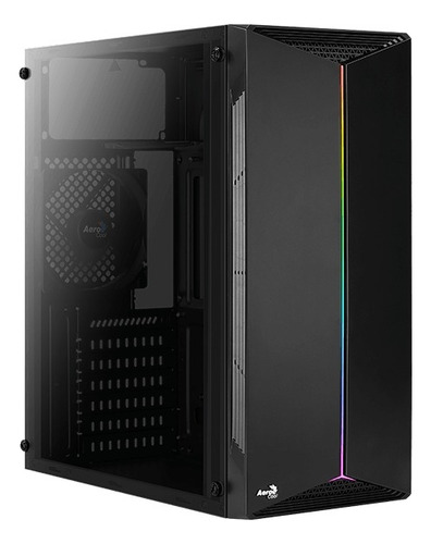 Case Gamer Aerocool Split Media Torre Rgb / 1 Fan Accm-pv180