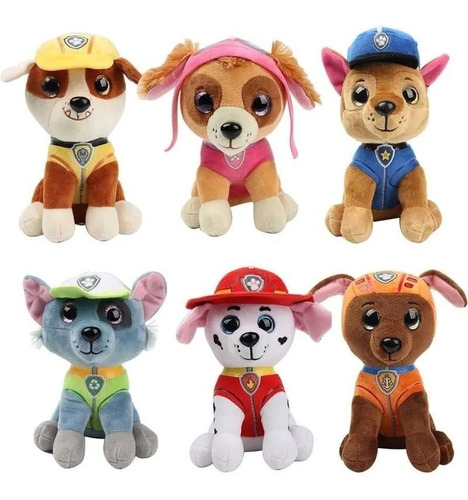 Peluche Paw Patrol Para Niño Chase Skype Ryder Rocky