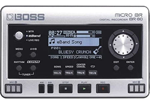 Boss Micro Br-80 Grabador Digital Color Plateado