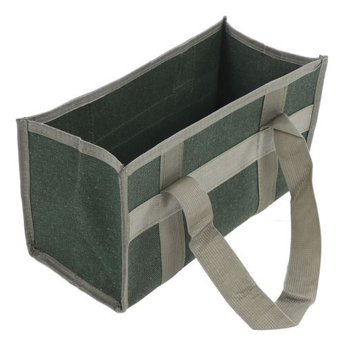 Bolsa De Herramientas Impermeable De Boca Ancha De Lona Verd
